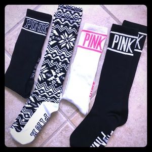 PINK - Victoria Secret Knee High Socks